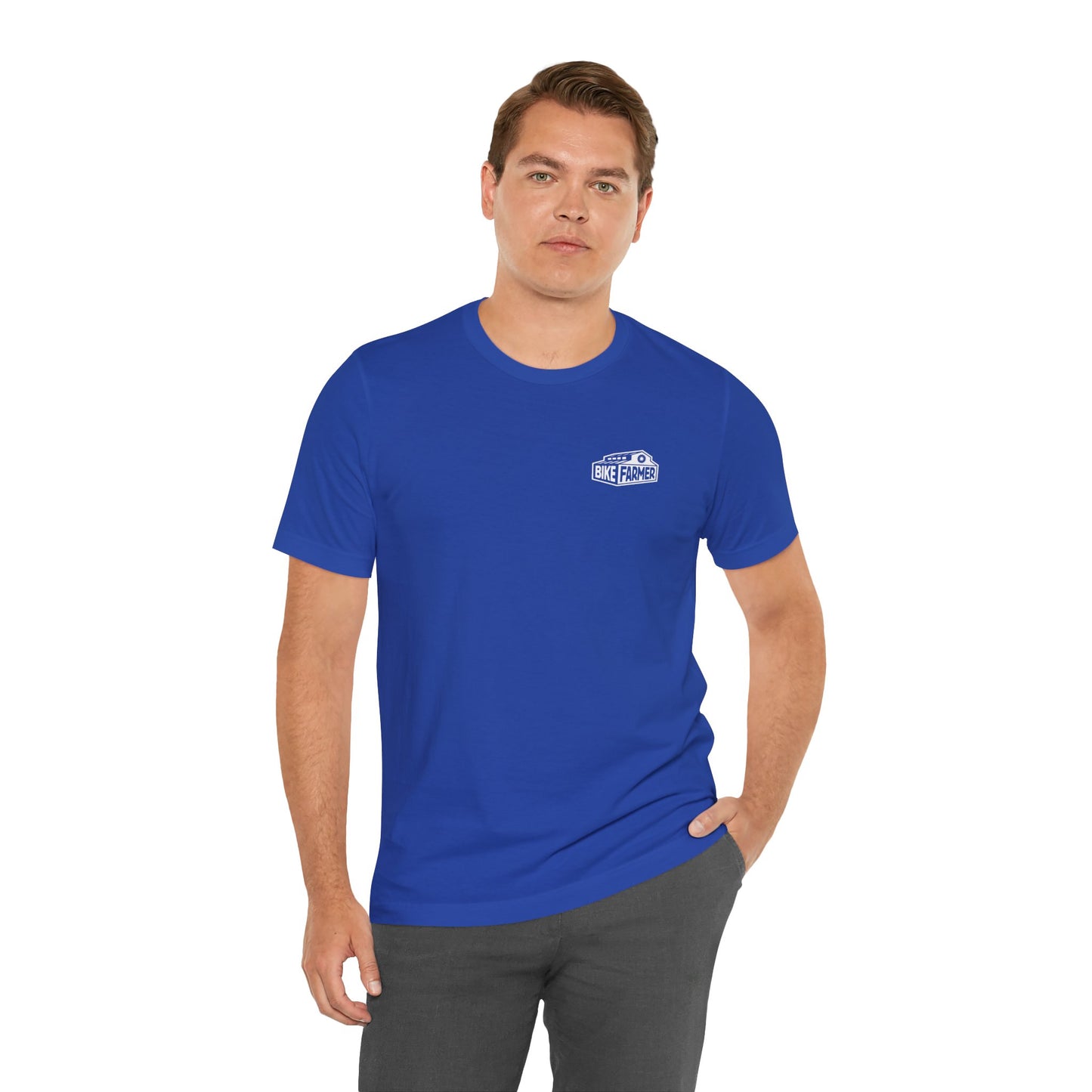 "Good Enough Short" Sleeve Tee - White Ink