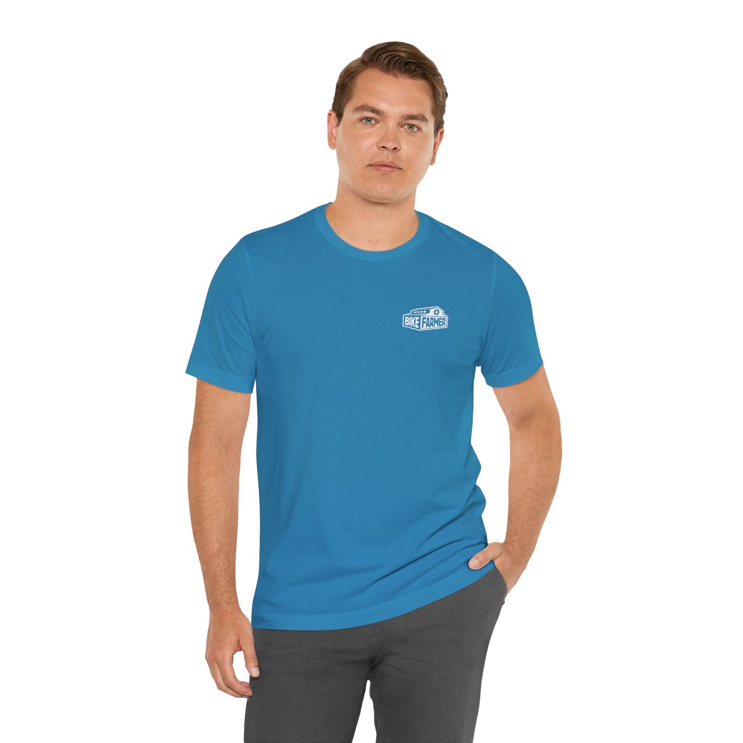 "Good Enough Short" Sleeve Tee - White Ink