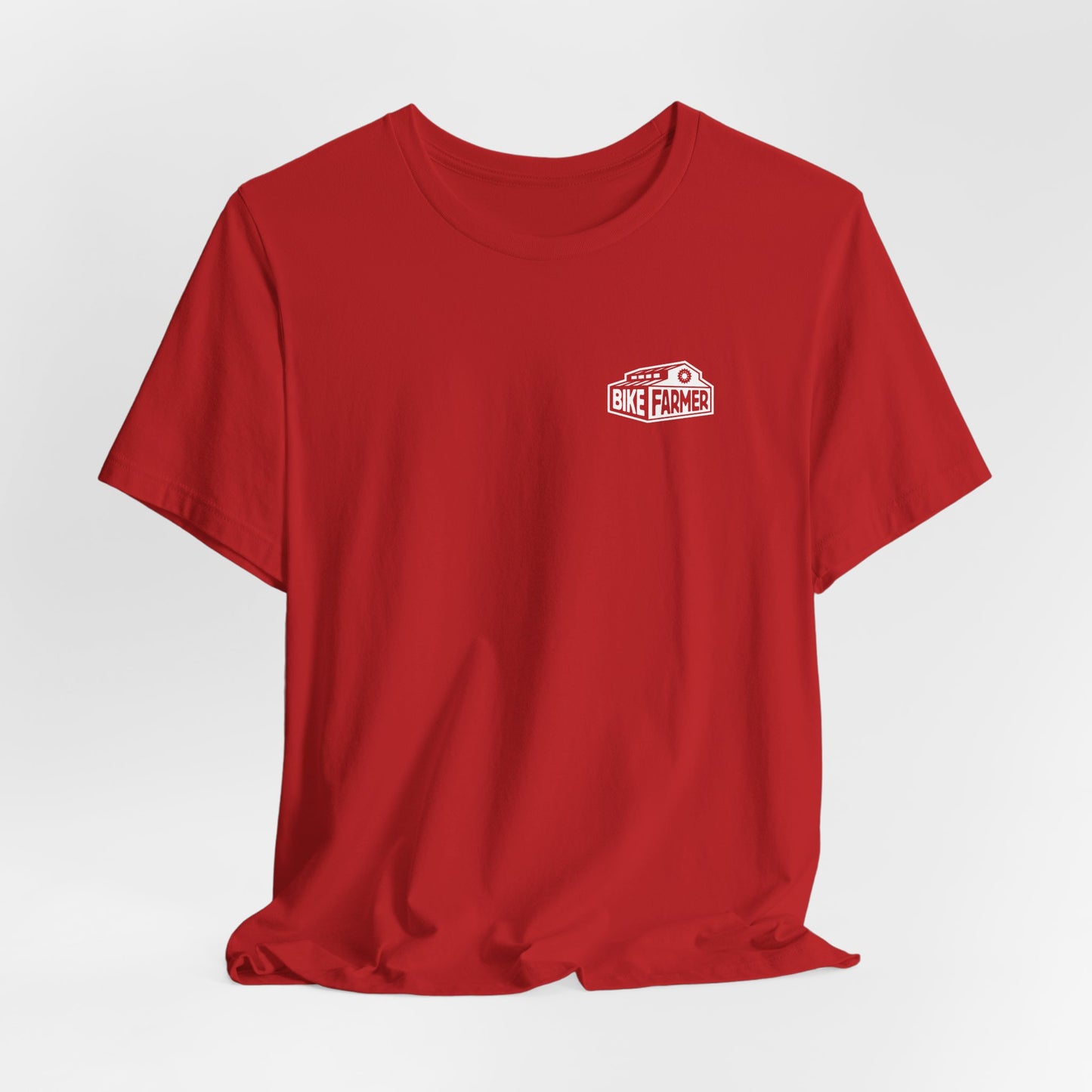 "Good Enough Short" Sleeve Tee - White Ink