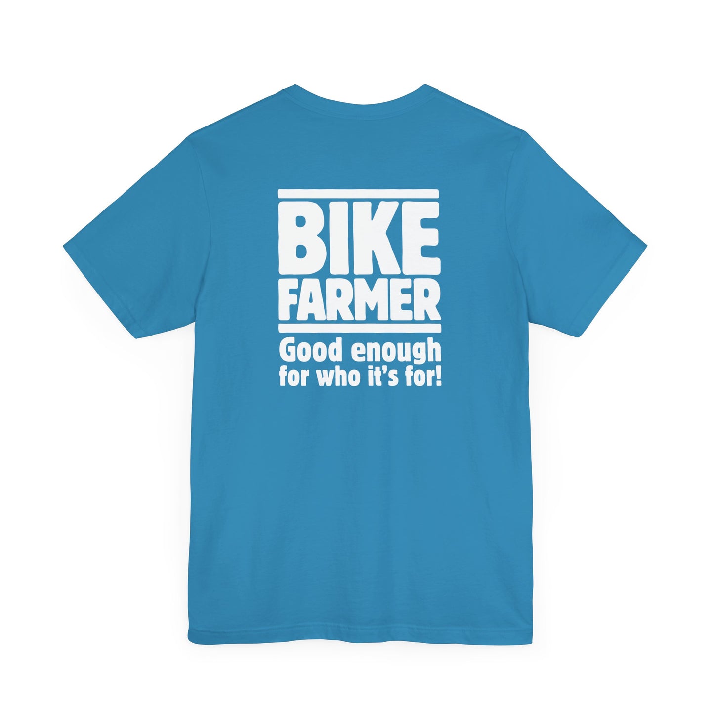 "Good Enough Short" Sleeve Tee - White Ink