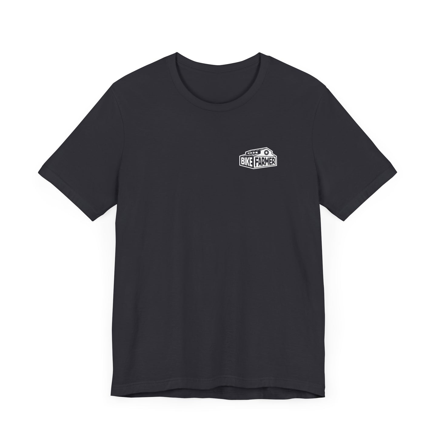 "Good Enough Short" Sleeve Tee - White Ink