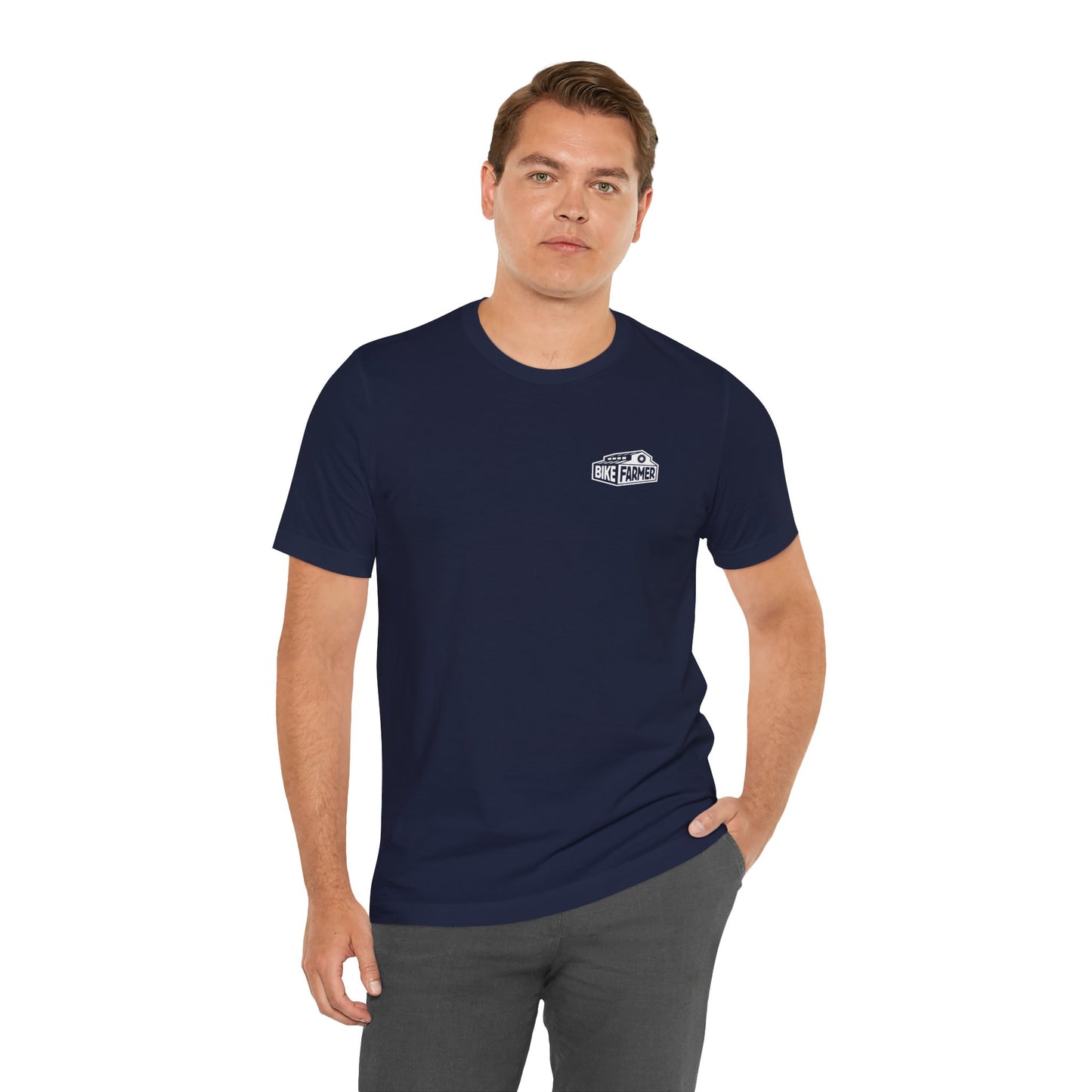 "Good Enough Short" Sleeve Tee - White Ink