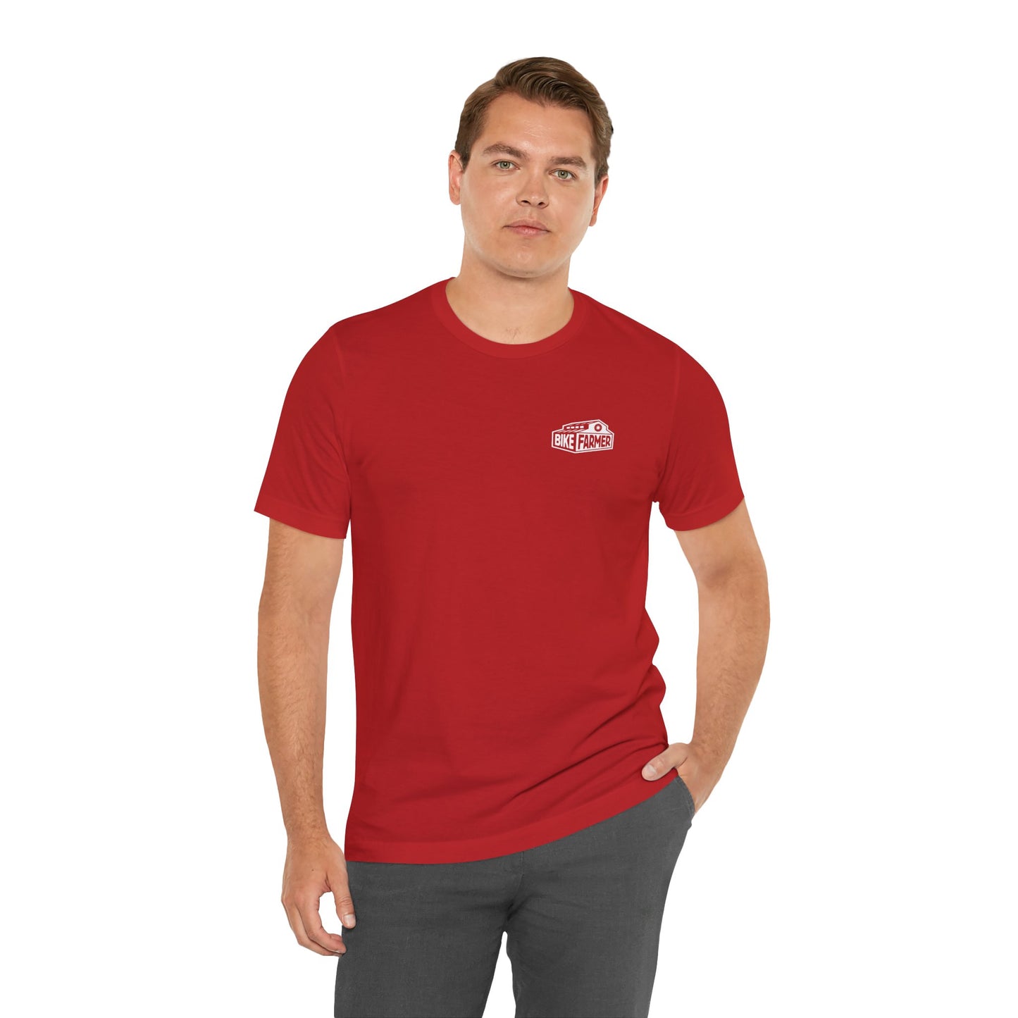 "Good Enough Short" Sleeve Tee - White Ink