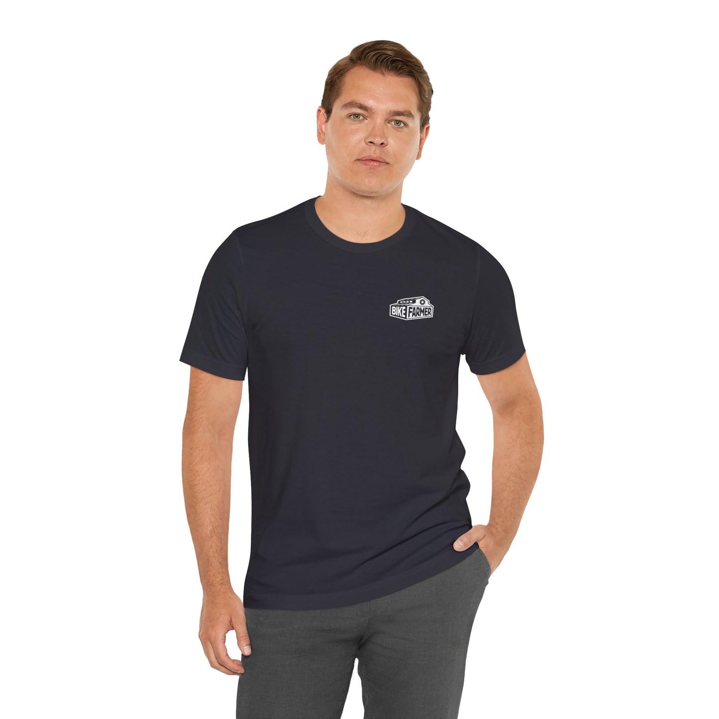 "Good Enough Short" Sleeve Tee - White Ink