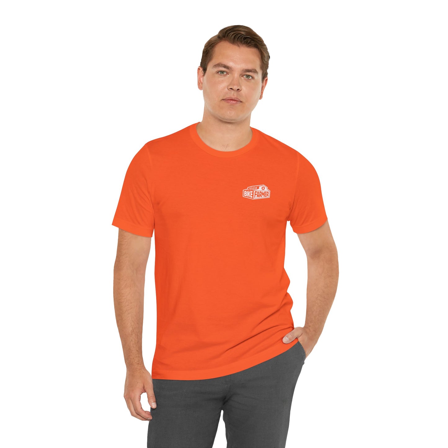 "Good Enough Short" Sleeve Tee - White Ink