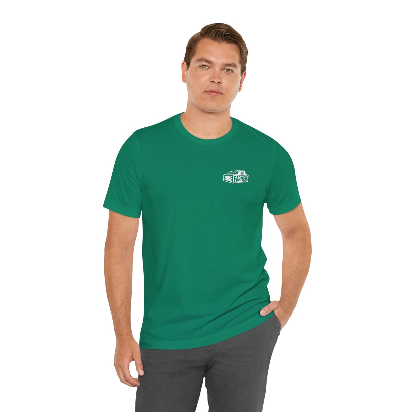 "Good Enough Short" Sleeve Tee - White Ink