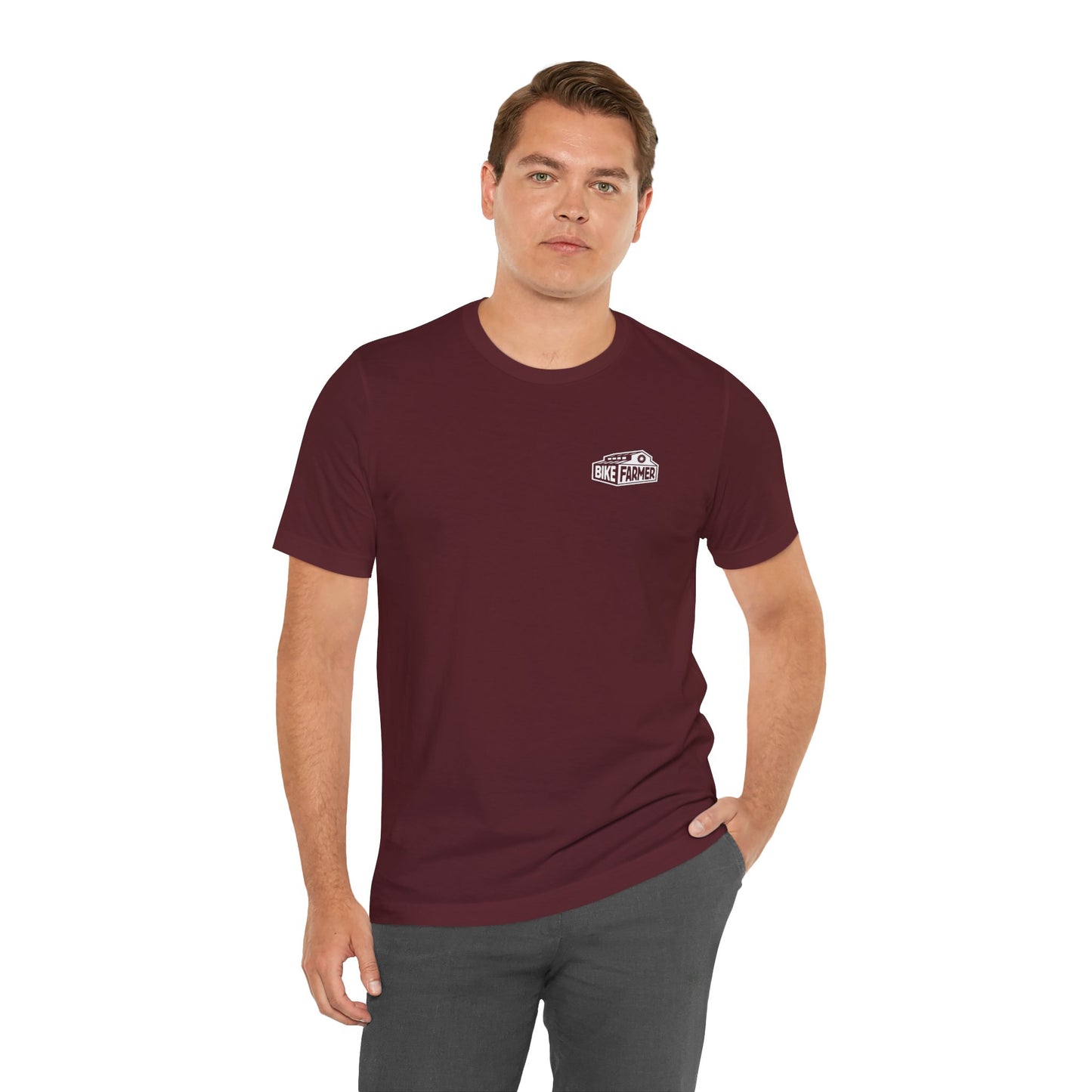 "Good Enough Short" Sleeve Tee - White Ink