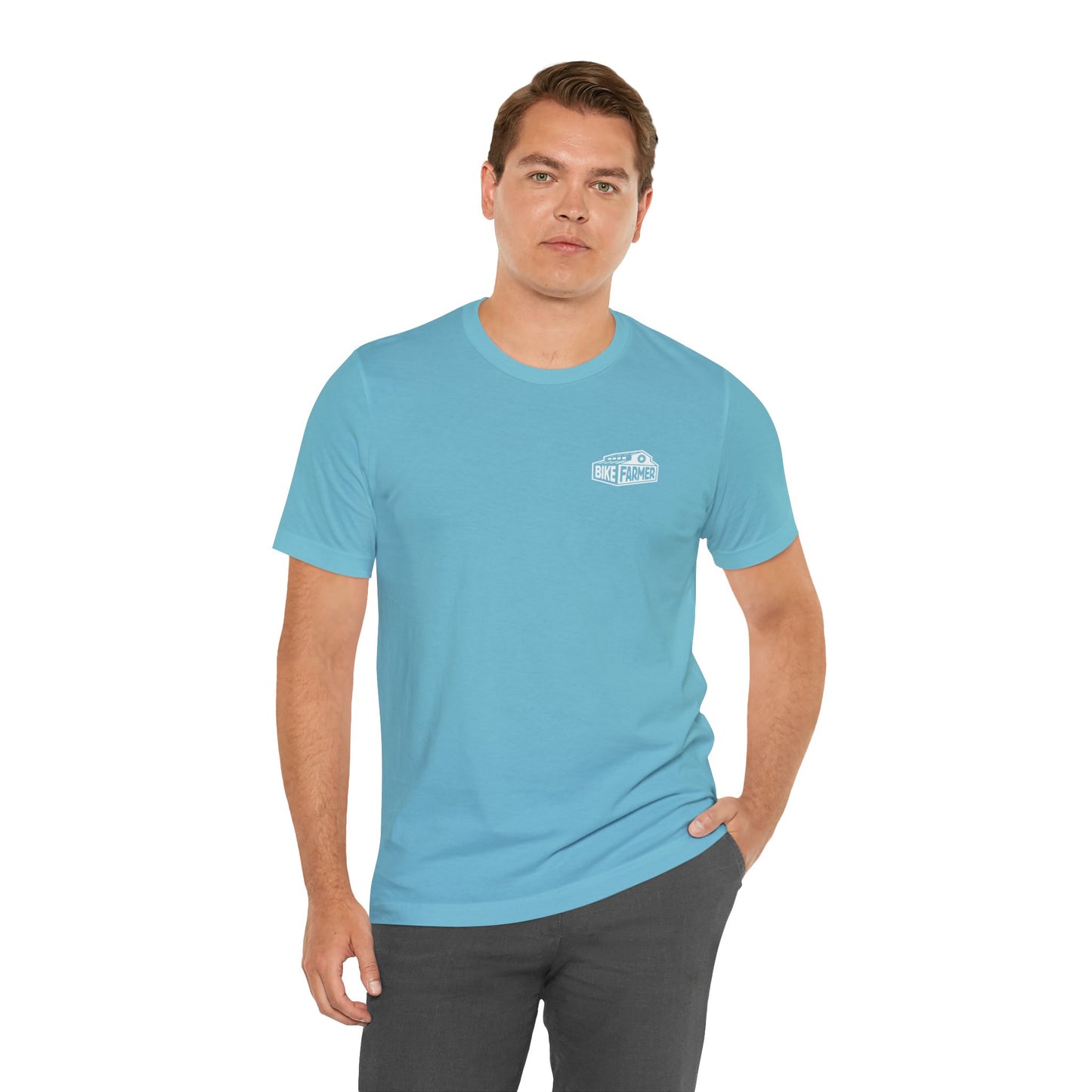 "Good Enough Short" Sleeve Tee - White Ink