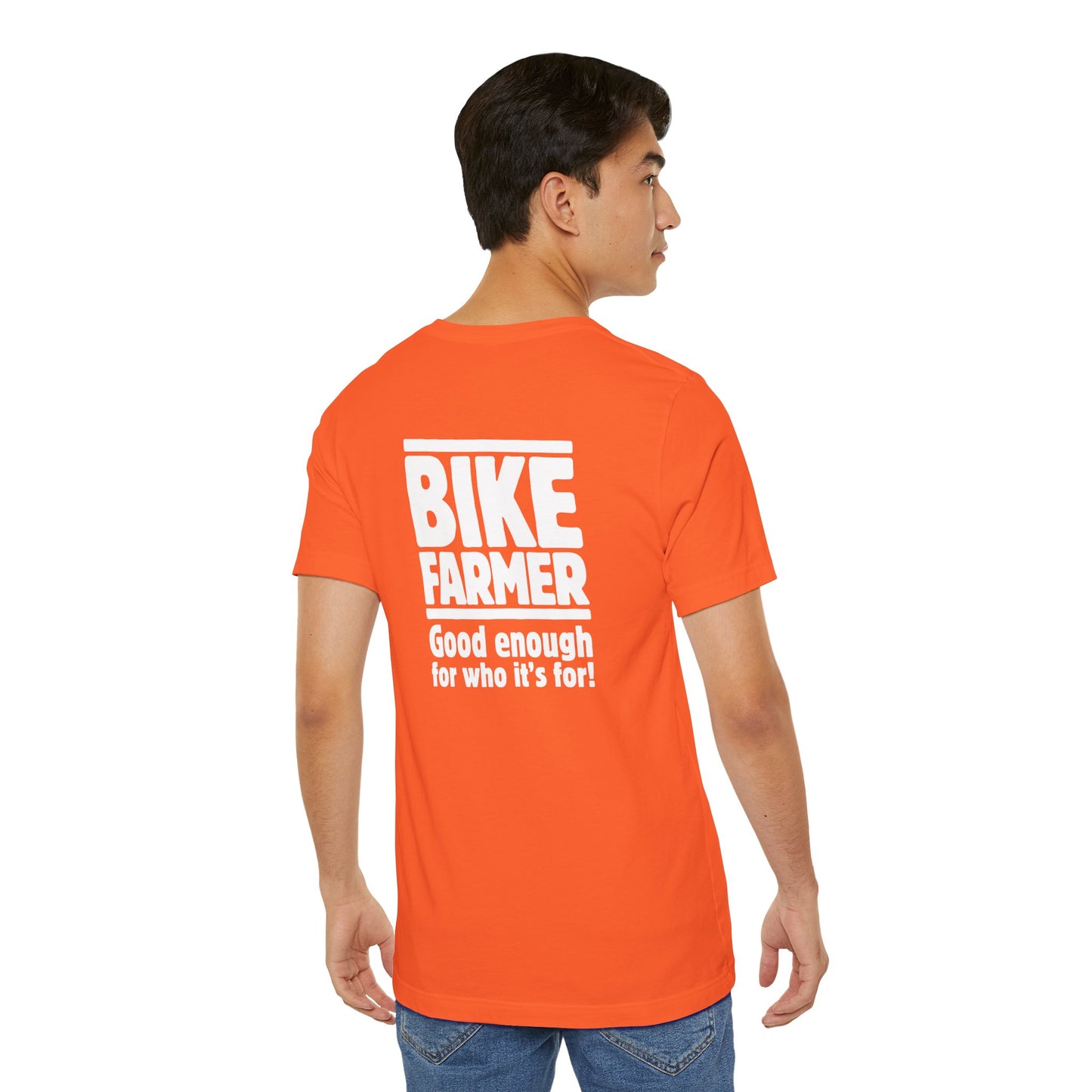 "Good Enough Short" Sleeve Tee - White Ink