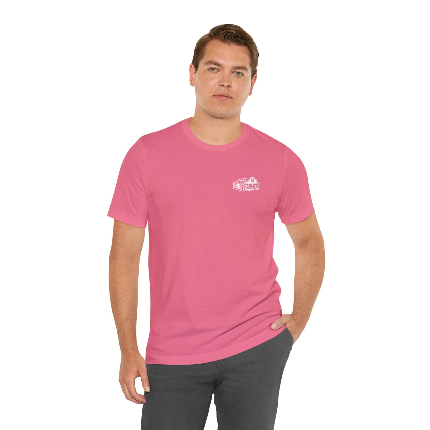 "Good Enough Short" Sleeve Tee - White Ink