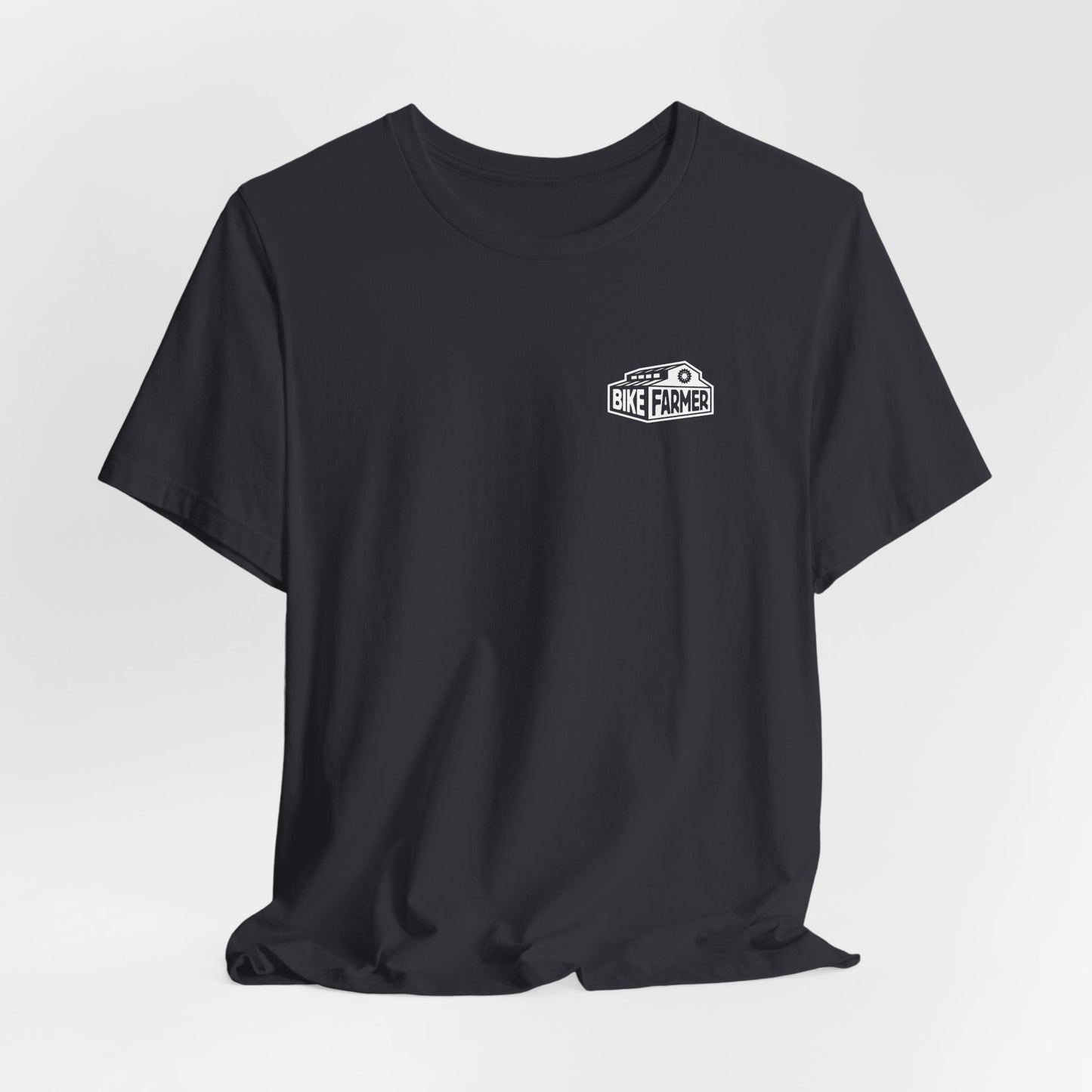 "Good Enough Short" Sleeve Tee - White Ink
